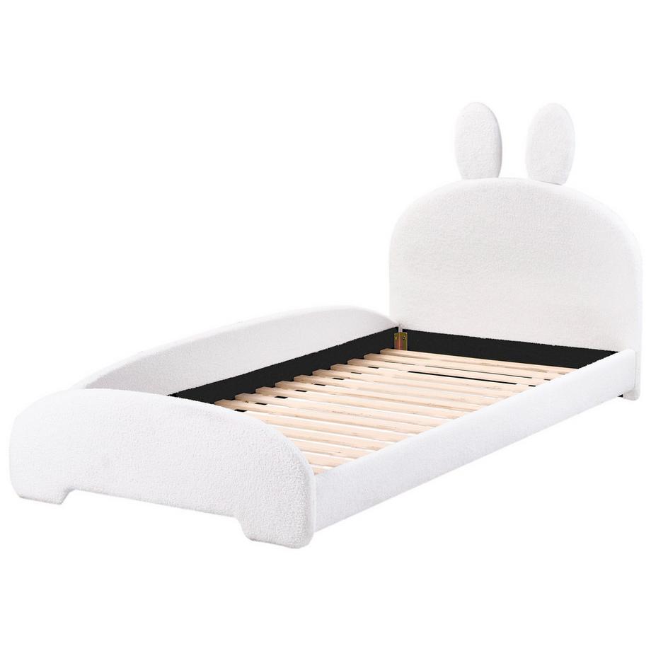 Beliani Lit d\'enfant en Bouclé Moderne PERROS  