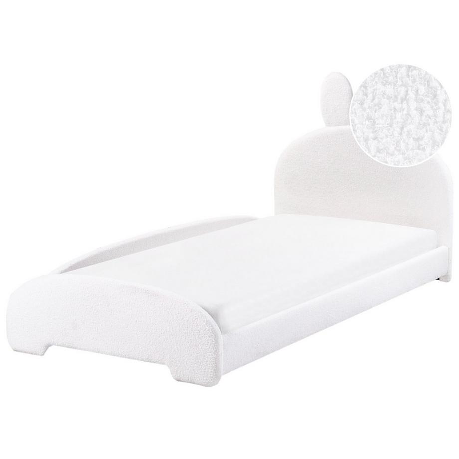 Beliani Lit d\'enfant en Bouclé Moderne PERROS  