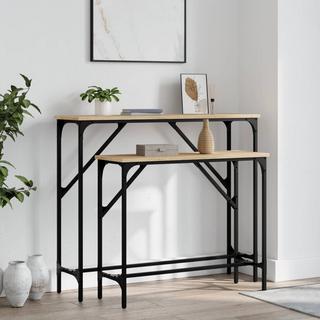 VidaXL Table console bois d'ingénierie  