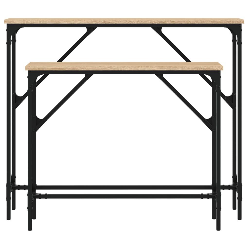 VidaXL Table console bois d'ingénierie  