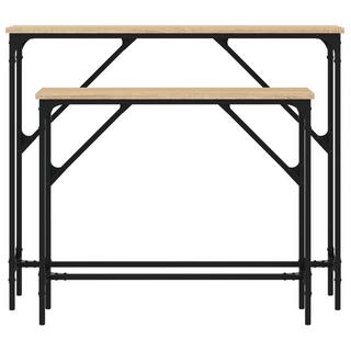 VidaXL Table console bois d'ingénierie  