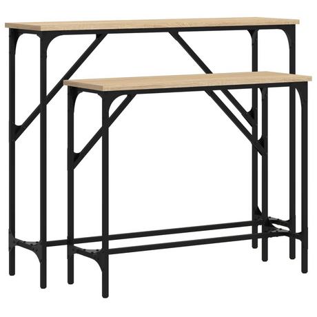 VidaXL Table console bois d'ingénierie  