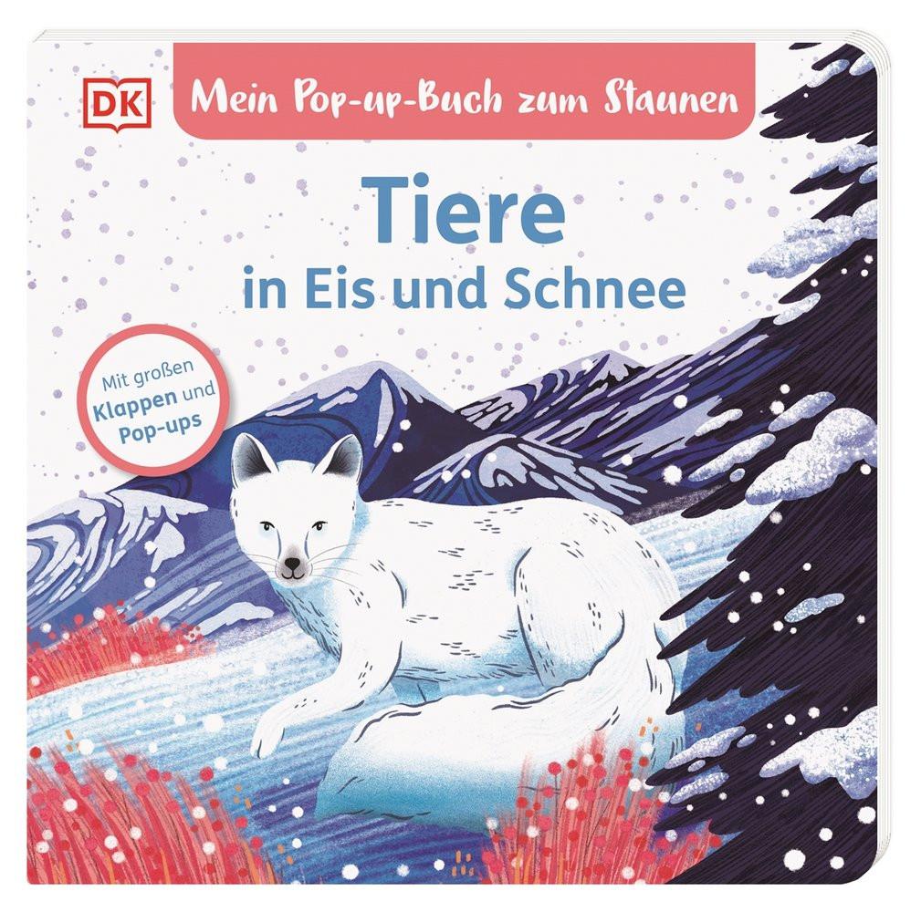 Mein Pop-up-Buch zum Staunen. Tiere in Eis und Schnee Grimm, Sandra; Grimes, Amy (Illustrationen); DK Verlag - Kids (Hrsg.); Biederstädt, Maike (Sonstige) Gebundene Ausgabe 