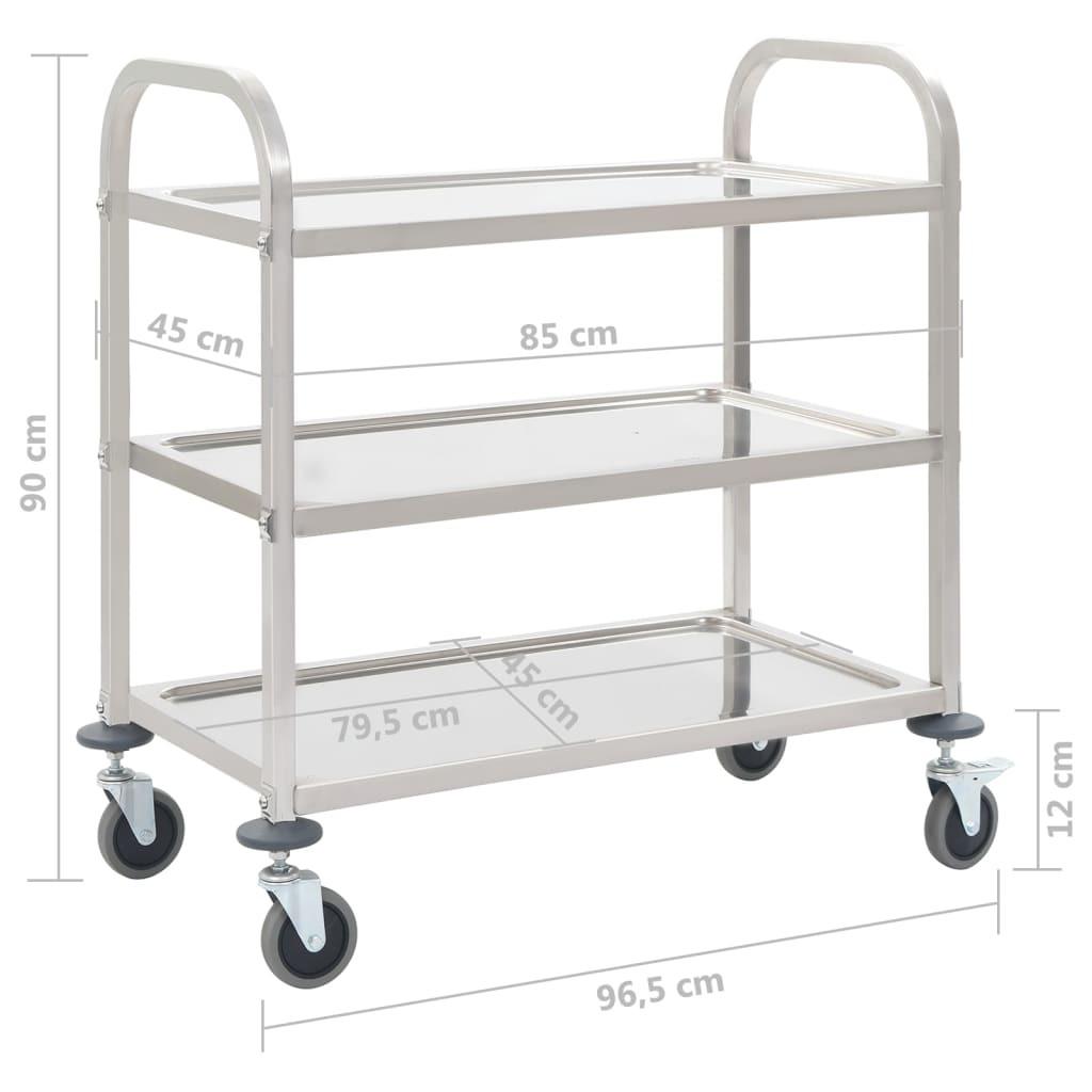 VidaXL carrello Metallo  