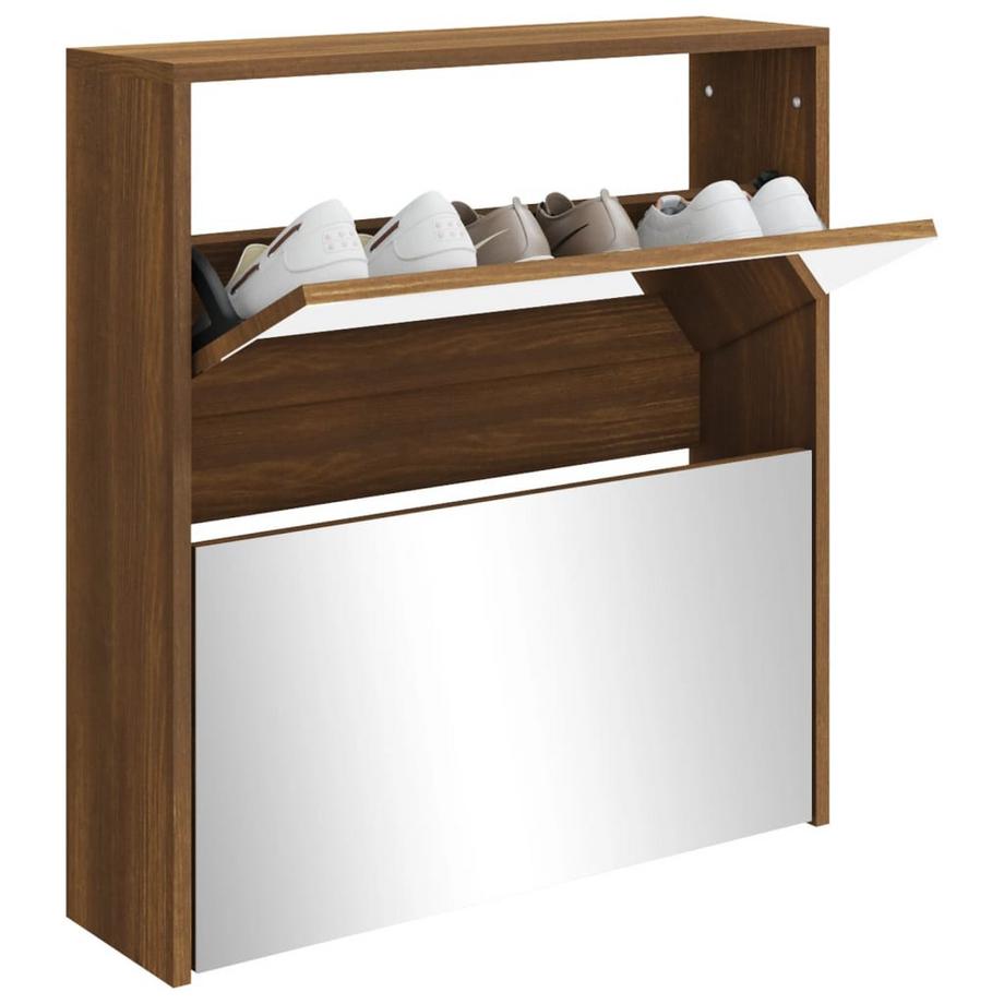 VidaXL Armoire à chaussures bois d'ingénierie  