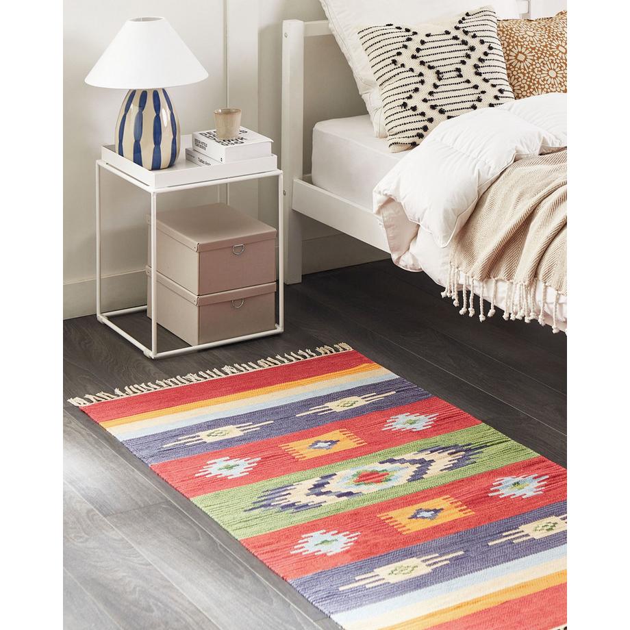 Beliani Tapis en Coton  KAMARIS  