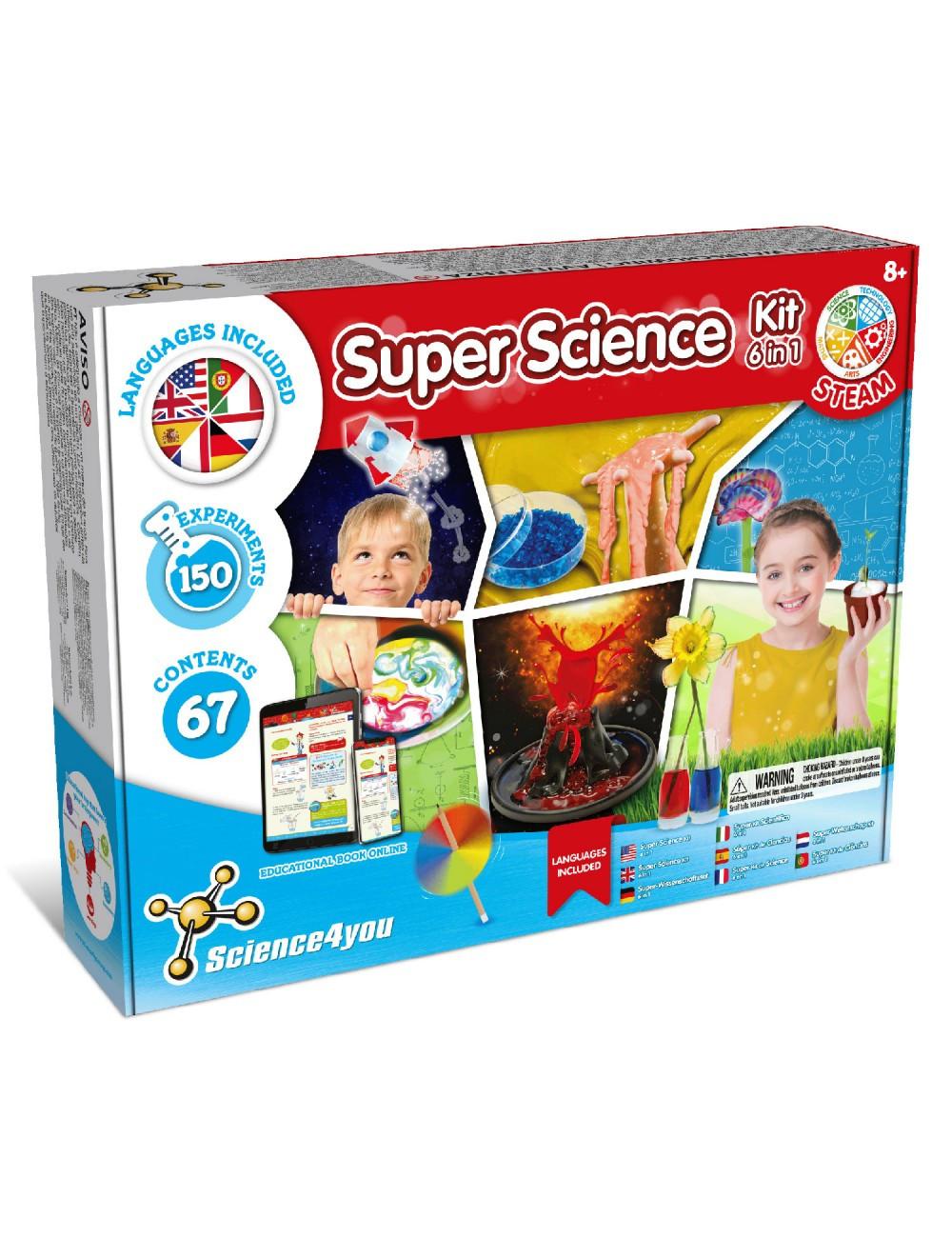 SCIENCE4YOU  Super Science Kit 6in1 