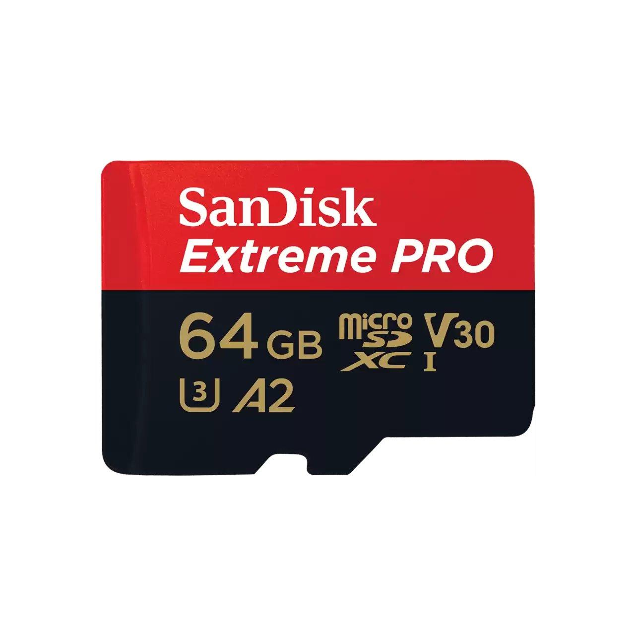 SanDisk  SanDisk Extreme PRO 64 GB MicroSDXC UHS-I Classe 10 