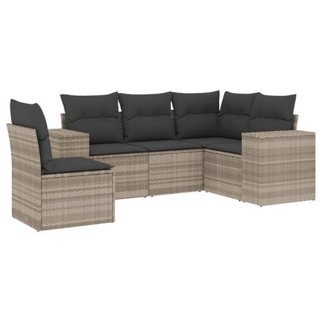 VidaXL Garten sofagarnitur poly-rattan  