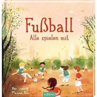 Fußball - Alle spielen mit Lerwill, Ben; Ruiz, Marina (Illustrationen); Dreisbach, Jens (Übersetzung) Copertina rigida 