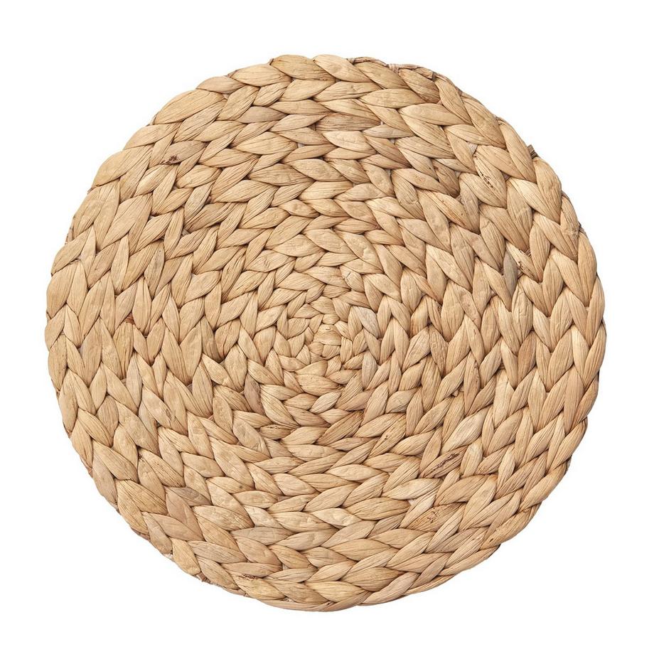 Alopini Set de table Tressé Rond, Lot de 6, 30 cm  