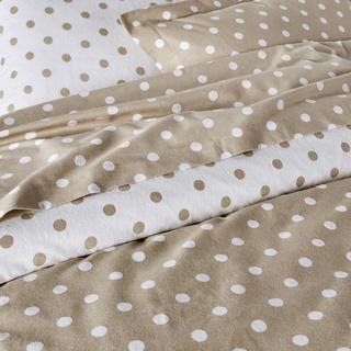 La Redoute Intérieurs Housse de couette flanelle imprimée pois  