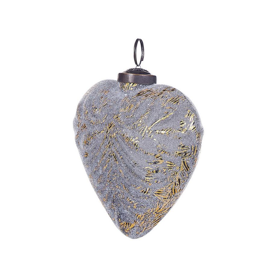 Beliani Lot de 8 boules en Verre Rustique FERIABLE  