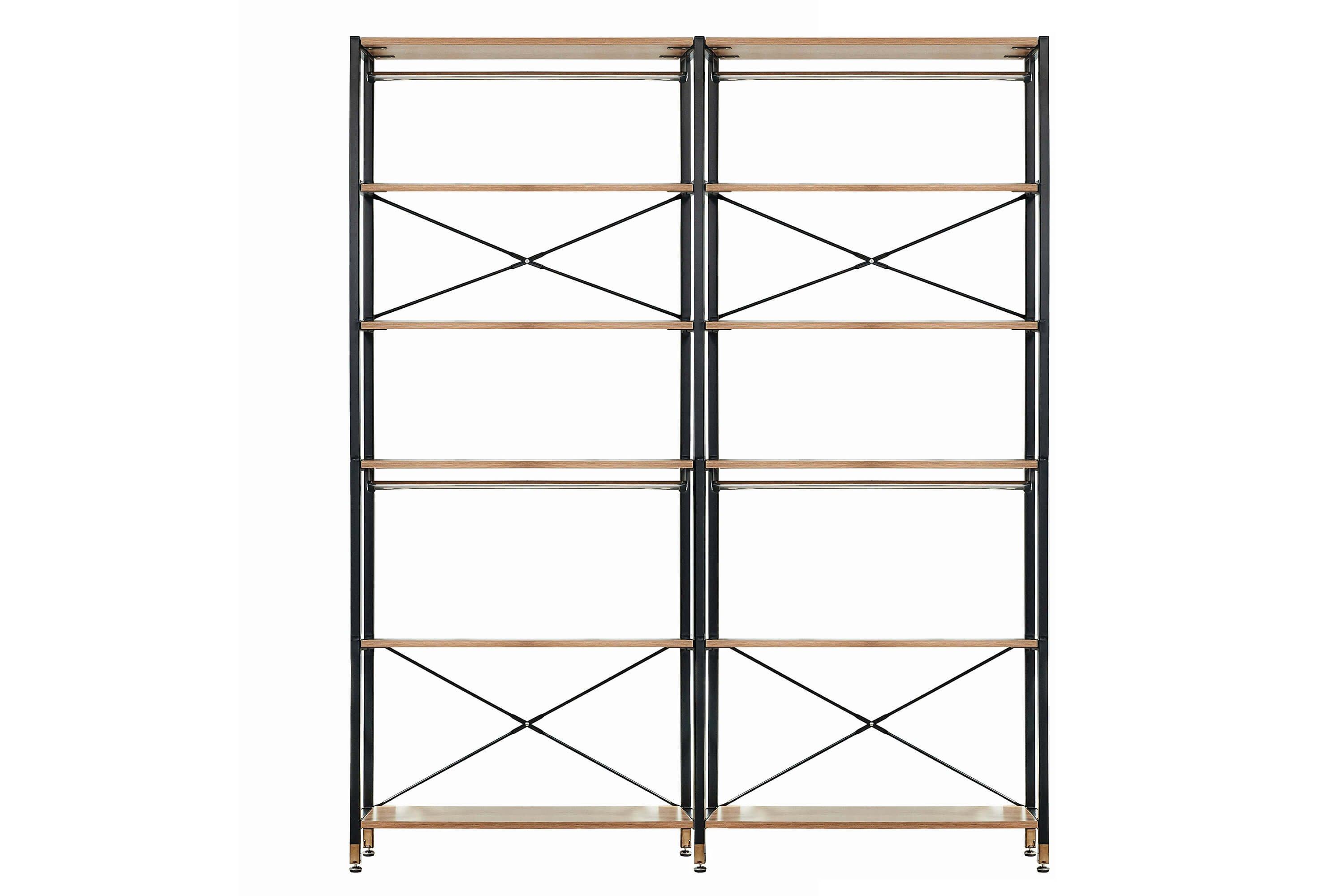 Image of Standregal Akazie XII natur 168x30x210 Standregal Akazie XII natur 168x30x210