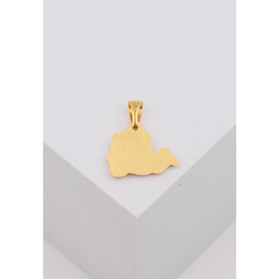 MUAU Schmuck  Engel Anhänger Gelbgold 750, 17x14mm 