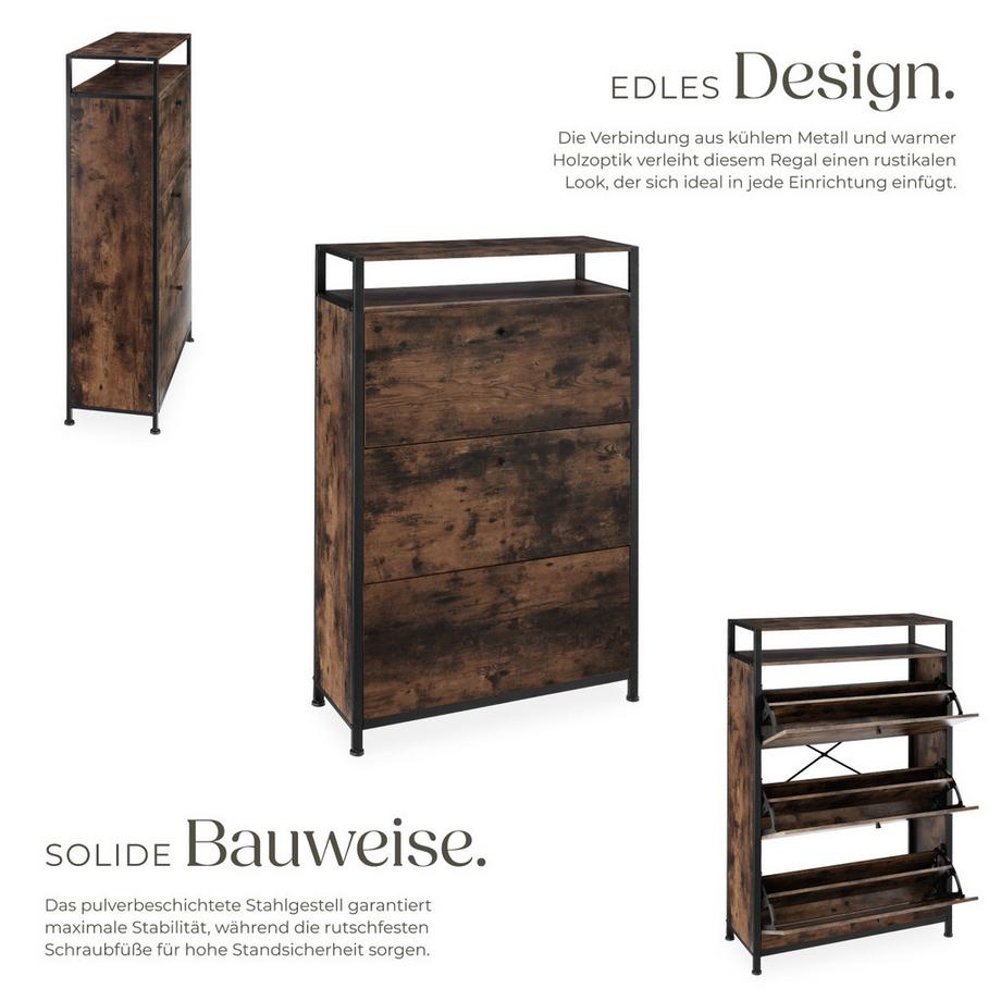 Tectake Scarpiera Buffalo  stile industriale  