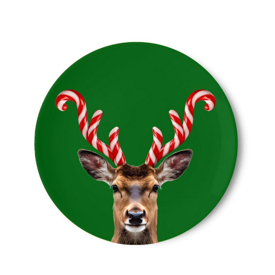 WD Lifestyle  Assiette de service Panettone Candycane 