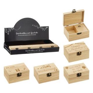 Roost  ROOST Spieluhr Music box  4 ass. 10x5x7cm 