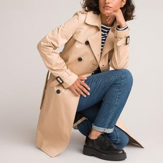 La Redoute Collections  Langer Trenchcoat mit Knopfverschluss 