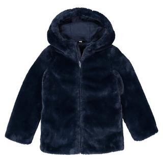 La Redoute Collections  Manteau à capuche en fourrure d'imitation 