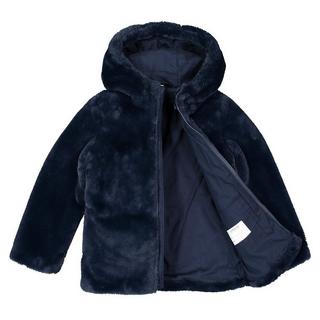 La Redoute Collections  Manteau à capuche en fourrure d'imitation 