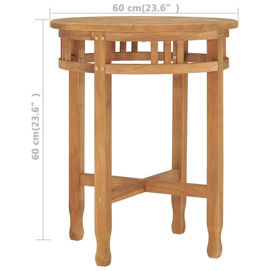 VidaXL Bistrotisch teak  