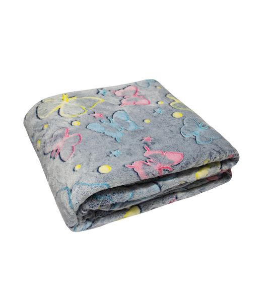 Flair Schmetterling Leucht-Kuscheldecke  