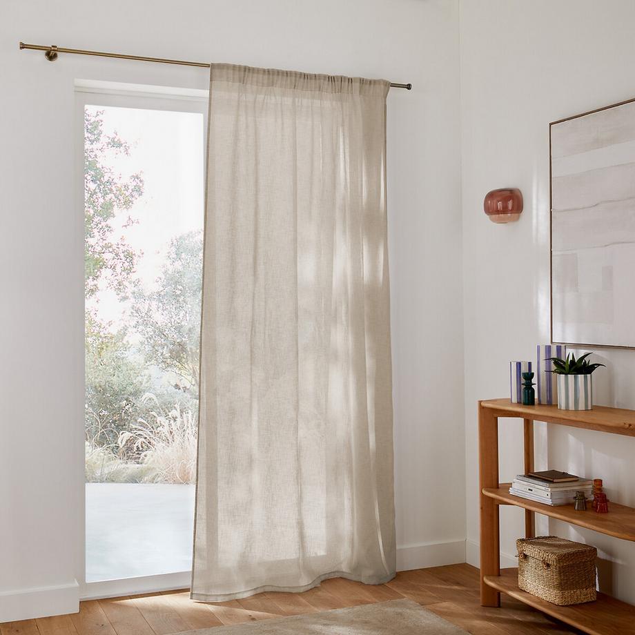 La Redoute Intérieurs  Vorhang Nyong mit Faltenband 