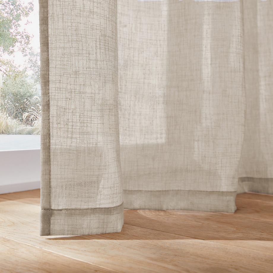 La Redoute Intérieurs  Vorhang Nyong mit Faltenband 