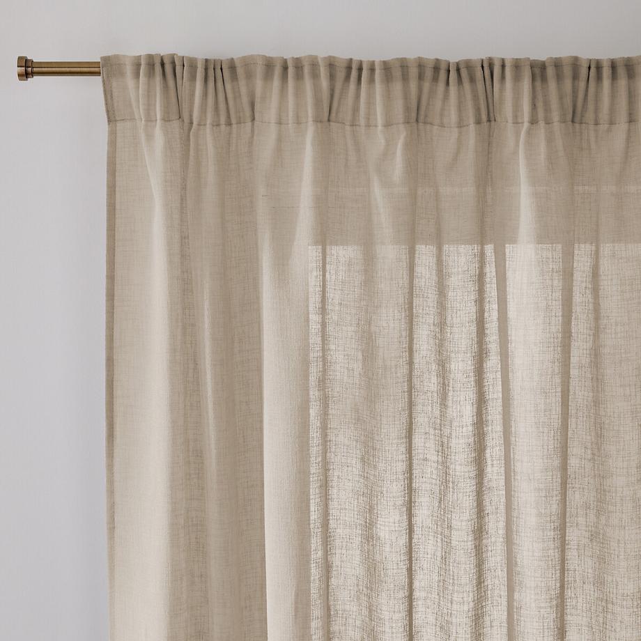 La Redoute Intérieurs  Vorhang Nyong mit Faltenband 