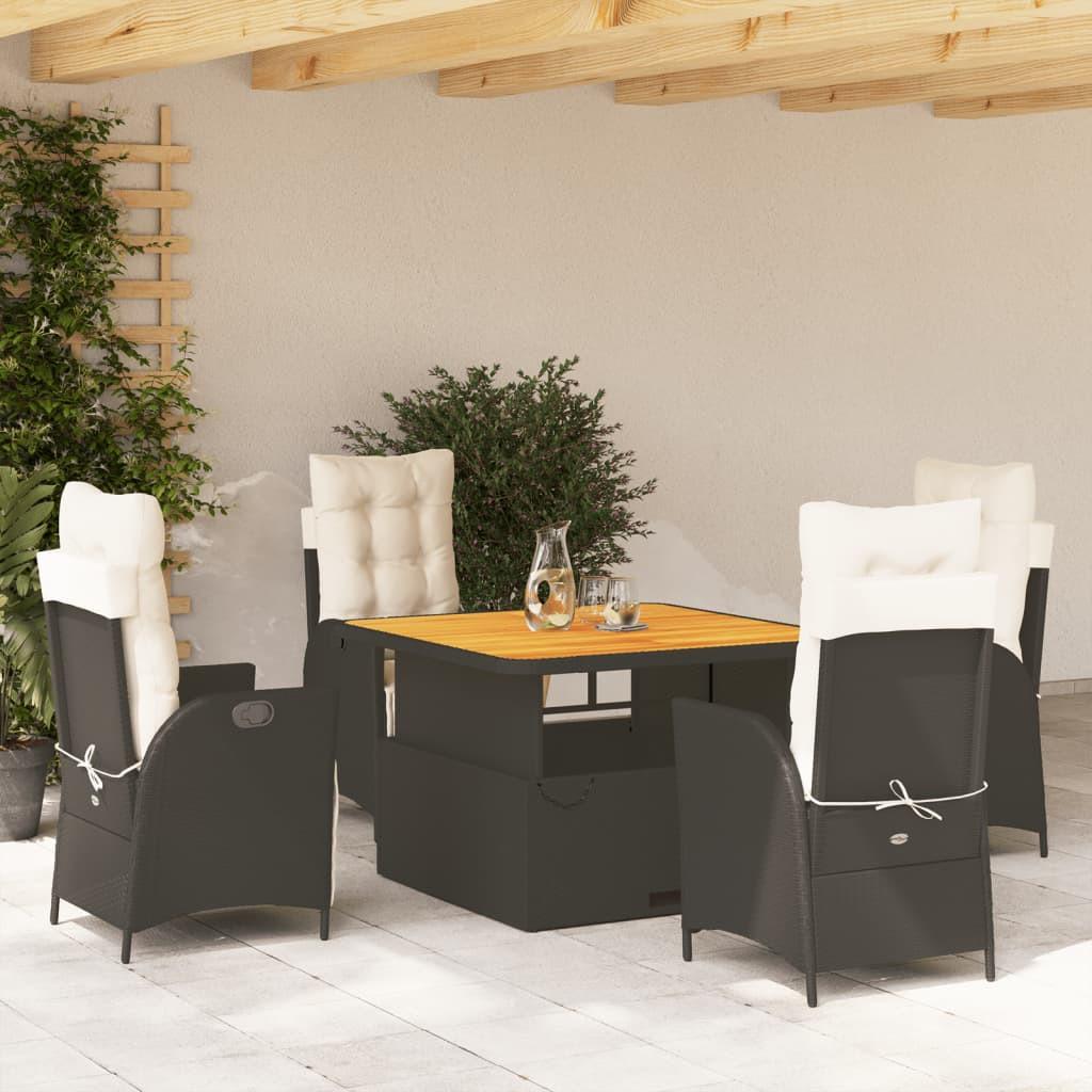 VidaXL set da pranzo da giardino Polirattan  