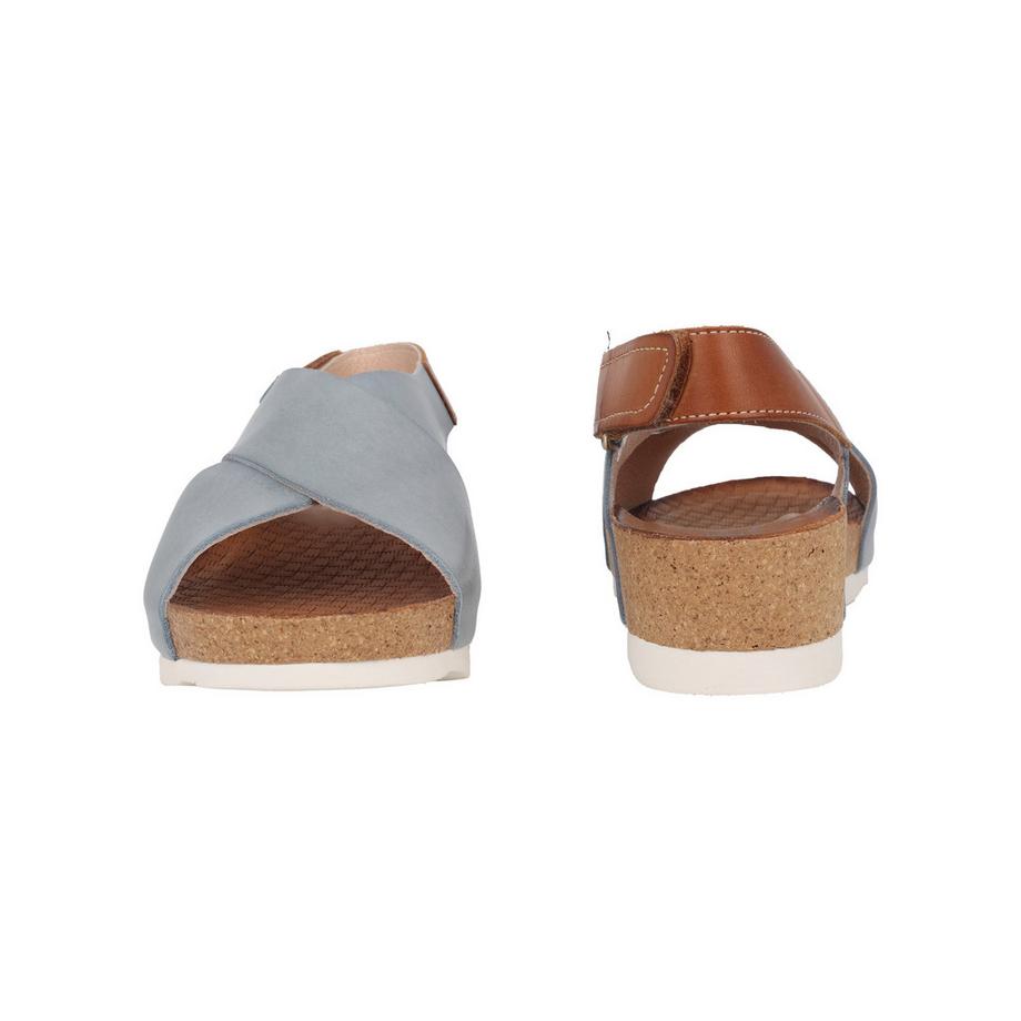 Pikolinos Mahon Sandales Compensées en Cuir  