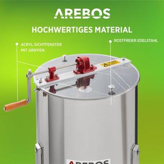 Arebos  Extracteur de miel ECO 4 cadres 