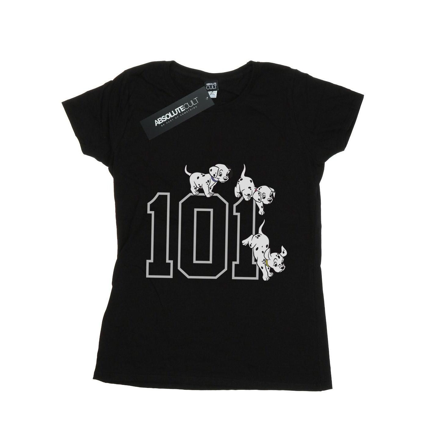 Image of 101 Dalmatians 101 Doggies Tshirt Damen Schwarz XL