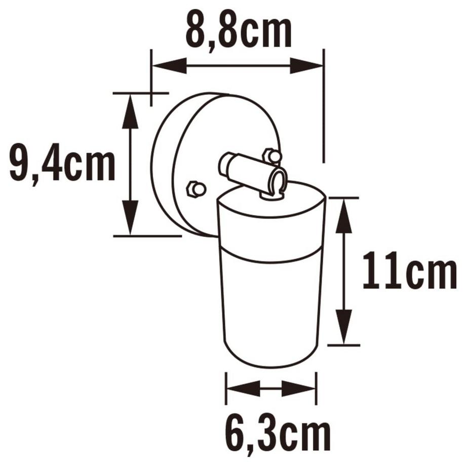 Konstsmide lampada per esterni Alluminio  