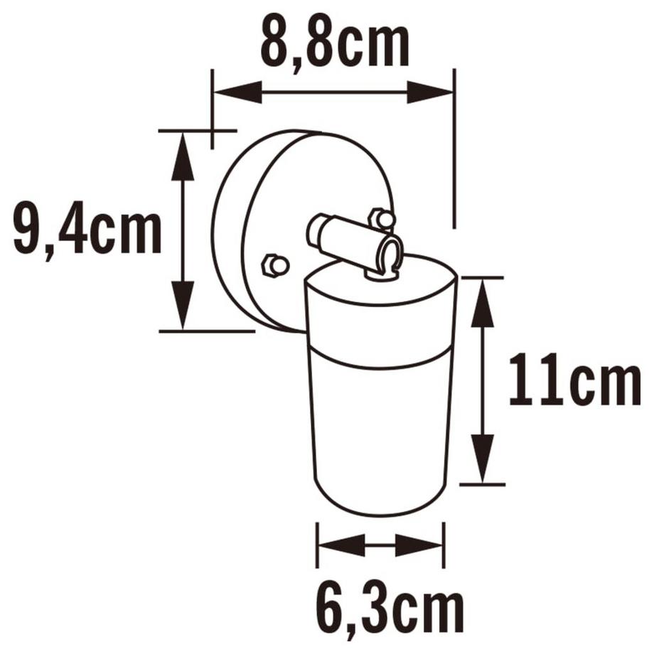 Konstsmide lampada per esterni Alluminio  