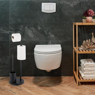 Northix Toilettengarnitur mit Papierhalter  