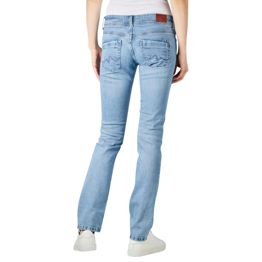 Pepe Jeans London Saturn Straight Fit Wiser Wash Destroyed Jeans  