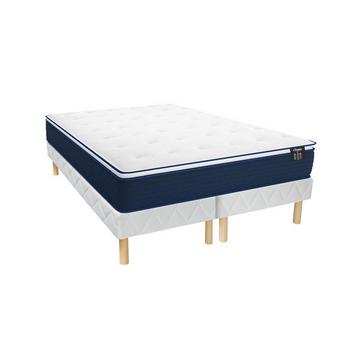 Ensemble sommier + matelas ressorts ensachés surmatelas intégré ALTIER de DREAMEA 1