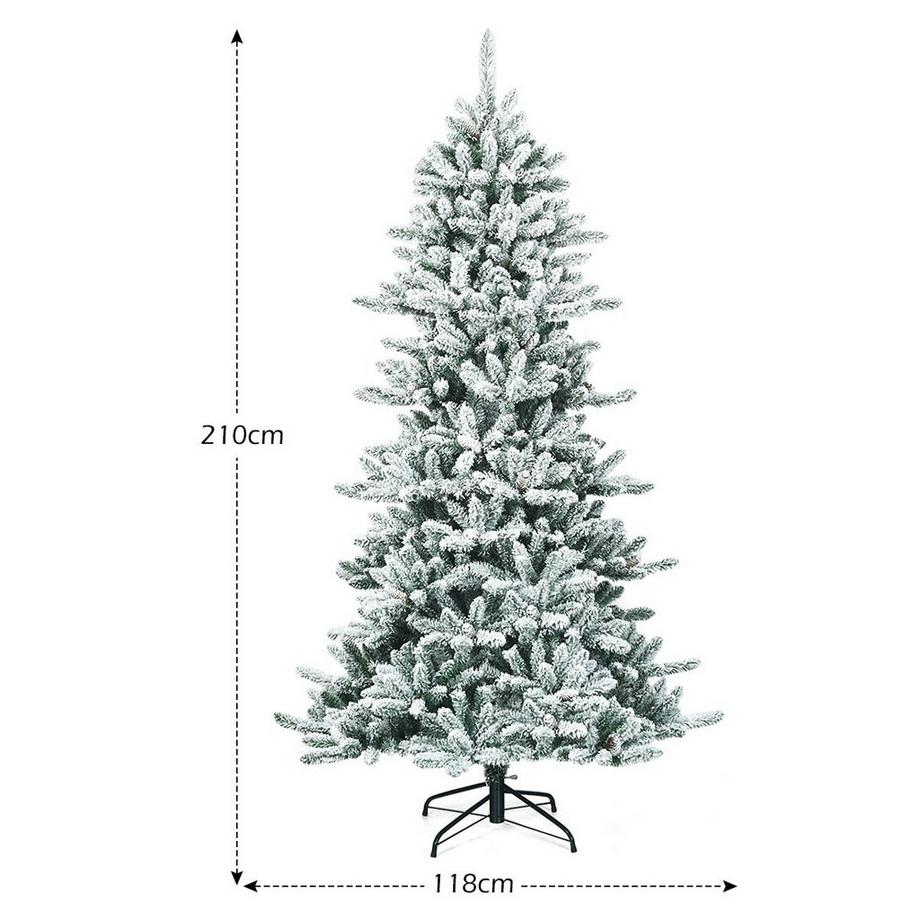 Northix Sapin de Noël artificiel enneigé  