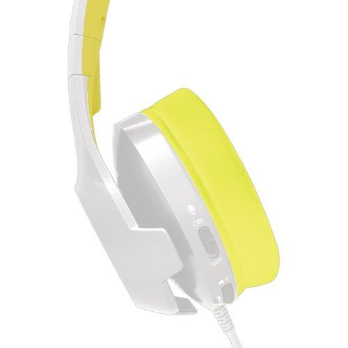 Hori  Gaming Headset Pikachu - Pop Kopfhörer Kabelgebunden Kopfband Weiß, Gelb 