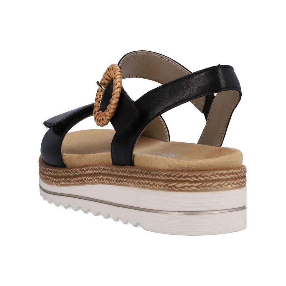 Remonte Plateau Sandalen mit gewebter Schnalle  