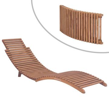 Chaise longue bois