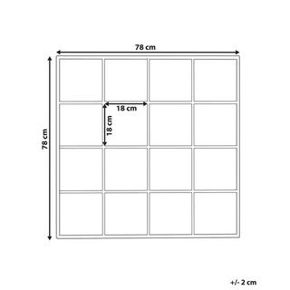 Beliani Specchio en Ferro Moderno BLESLE  