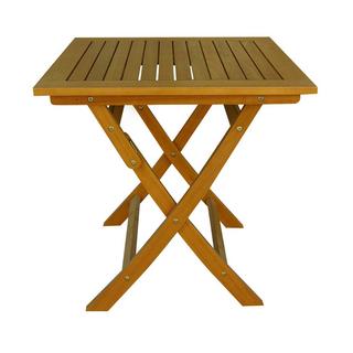 Contini Table de jardin pliante Eucalyptus  