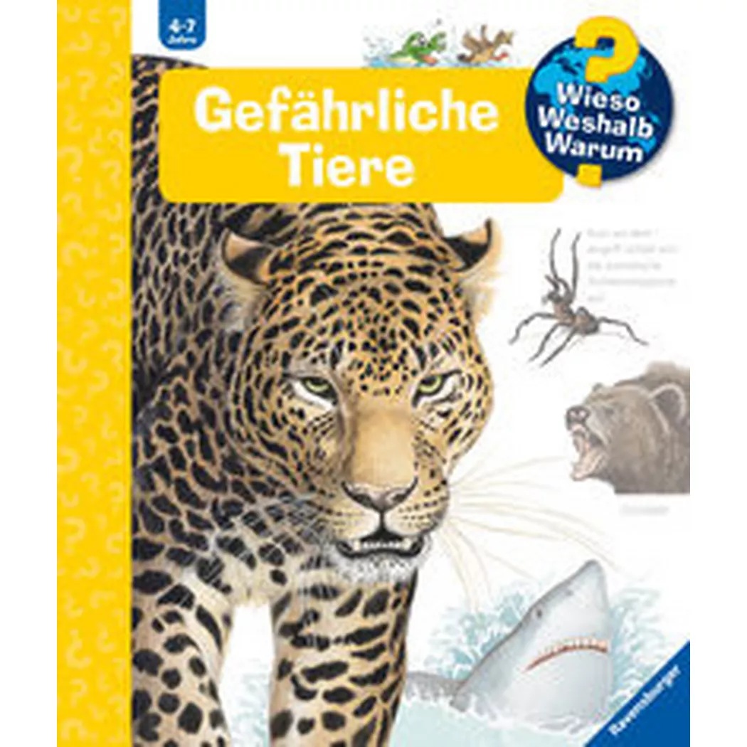 Ravensburger - Wieso? Weshalb? Warum?, Band 49: Gefährliche Tiere, Weinhold, Angela; Angela (Illustrationen)