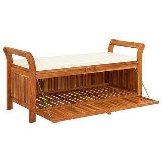 VidaXL Banc de rangement de jardin bois  