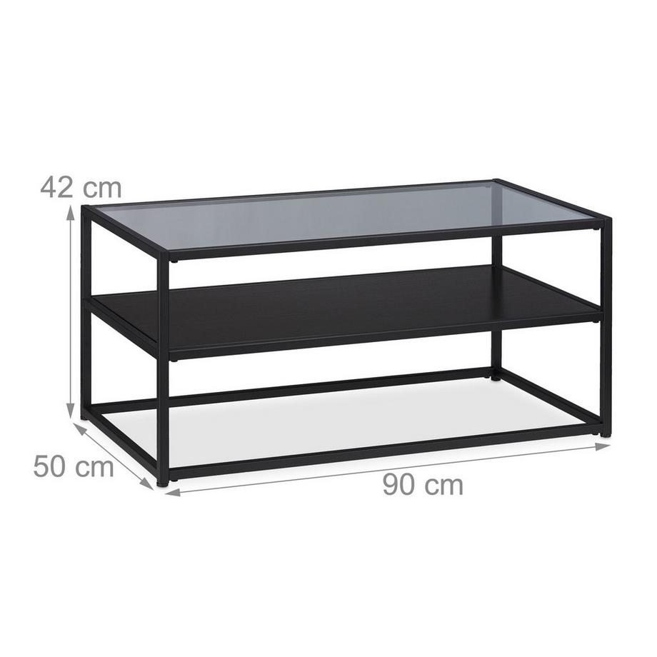 Northio Table basse en verre  