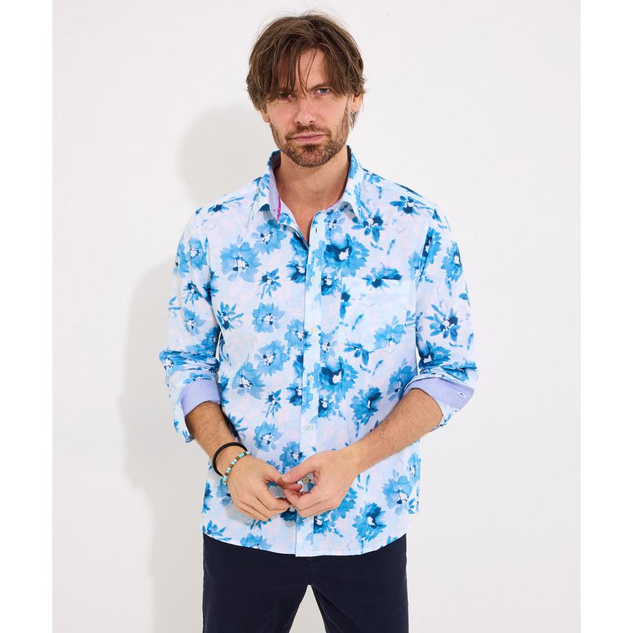 Chemise Imprimé Floral Aquarelle