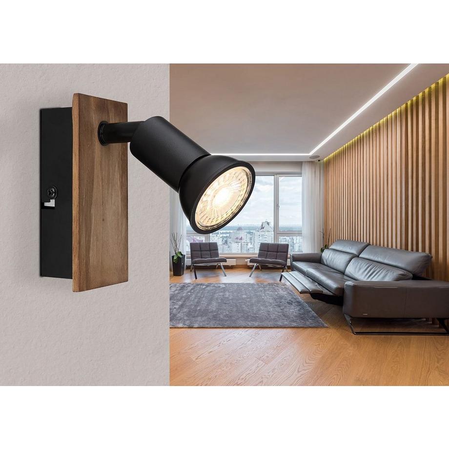 mutoni Strahler Drew Holz dunkel 1xGU10  